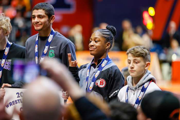 Illinois state wrestling championships February 18 2023 Nate Latsch 15400